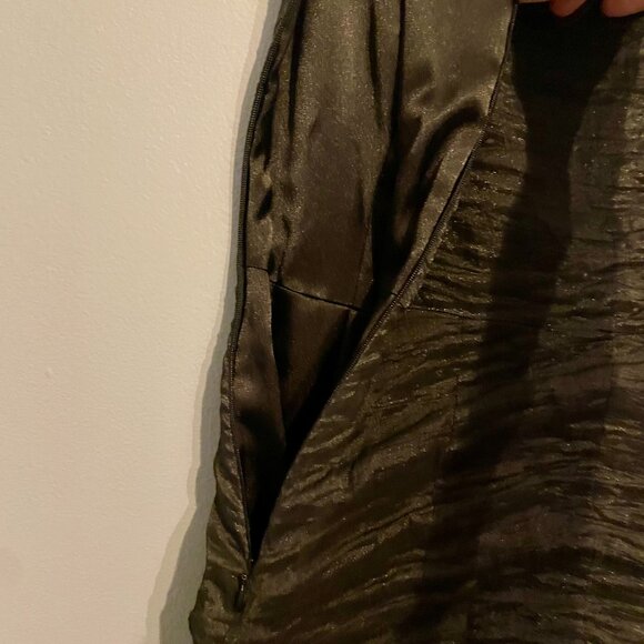 Guess Ruched Dark Blue and Silver Dress - Picture 4 of 6